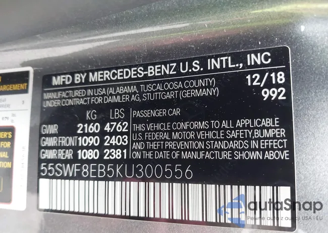 55SWF8EB5KU300556: 42367723