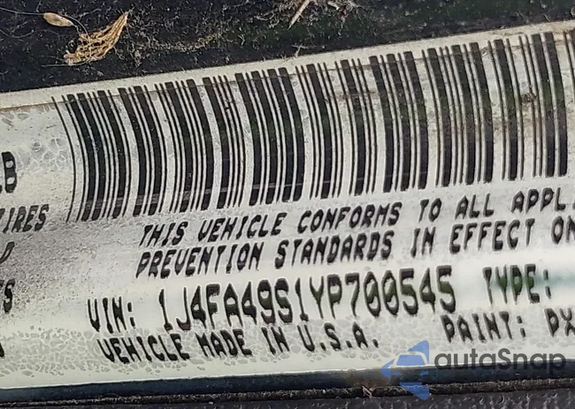 1J4FA49S1YP700545: 42367828