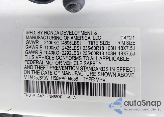 5J6RW1H56MA004558: 42367843