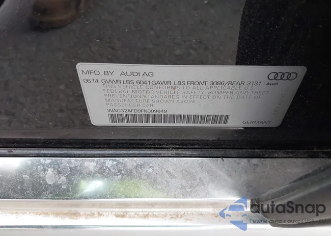 WAU32AFD9FN009649: 42367874