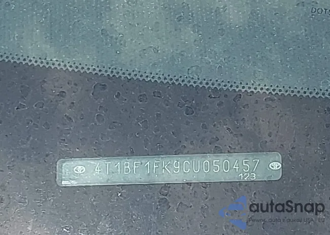 4T1BF1FK9CU050457: 42367900