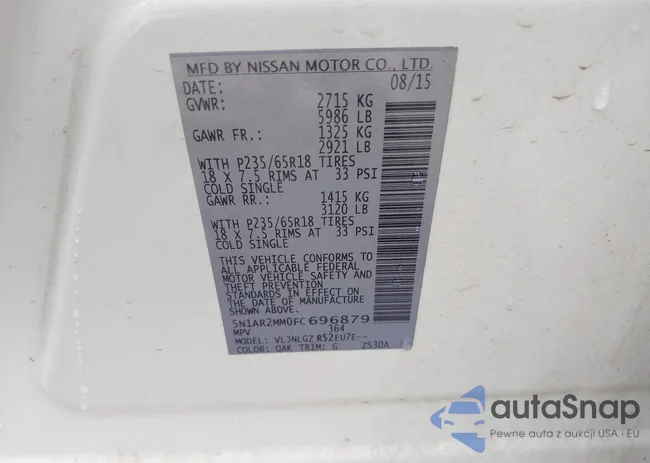 5N1AR2MM0FC696879: 42368003