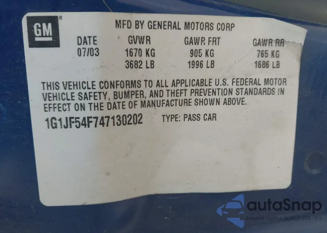 1G1JF54F747130202: 42368022