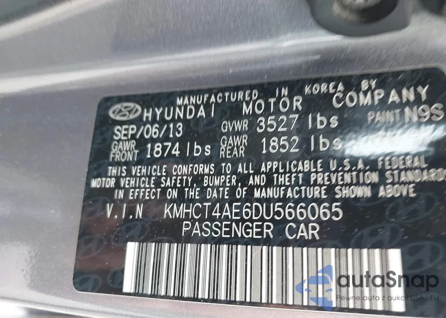 KMHCT4AE6DU566065: 42369353