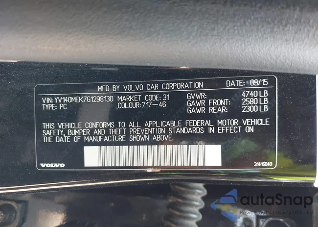 YV140MEK7G1298130: 42369611