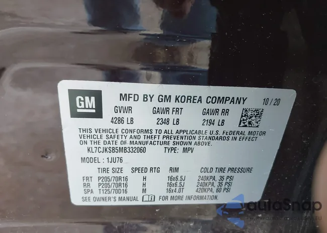 KL7CJKSB5MB332060: 42368762