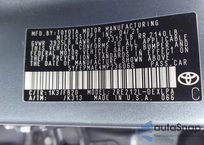 5YFEPMAE4MP236066: 42368905