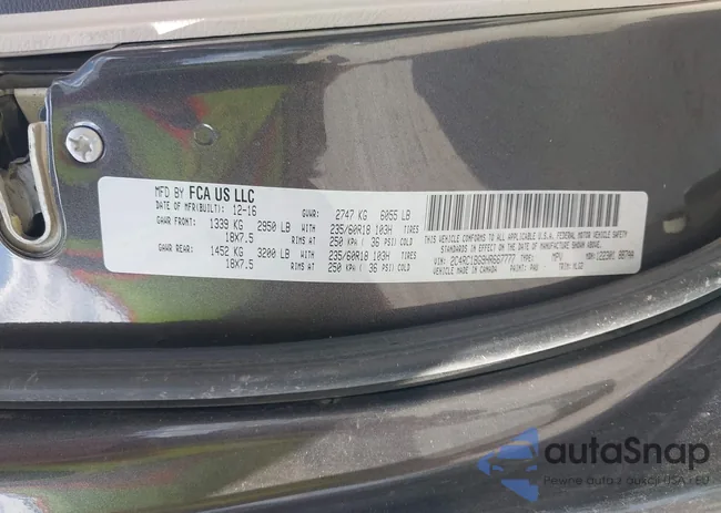 2C4RC1BG9HR667777: 42368960