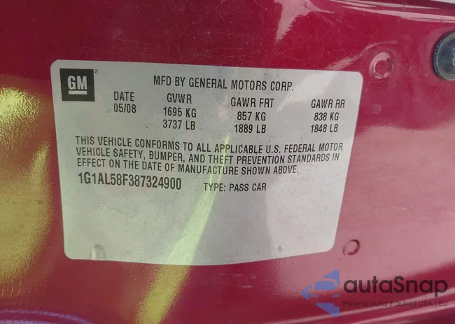 1G1AL58F387324900: 42370150