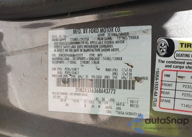 2FMZA51636BA43772: 42370229