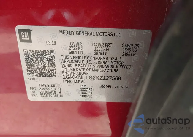 1GKKNLLS2KZ127568: 42370592