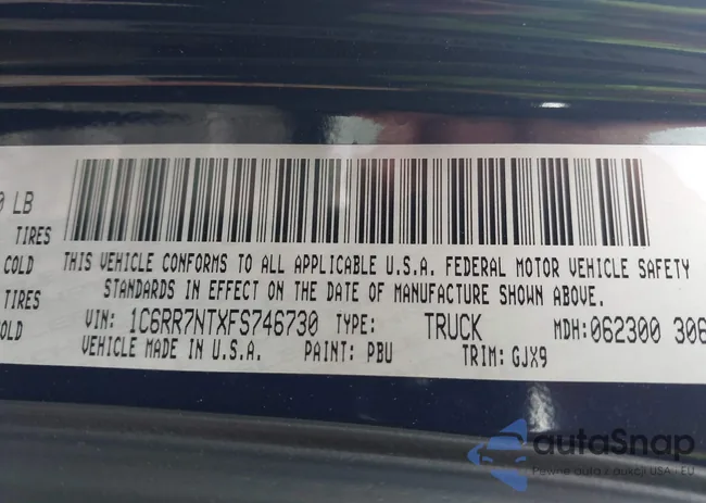 1C6RR7NTXFS746730: 42370686