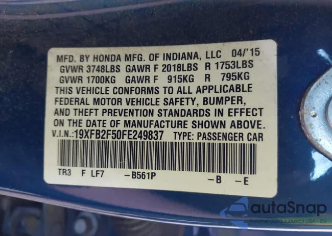 19XFB2F50FE249837: 42370052