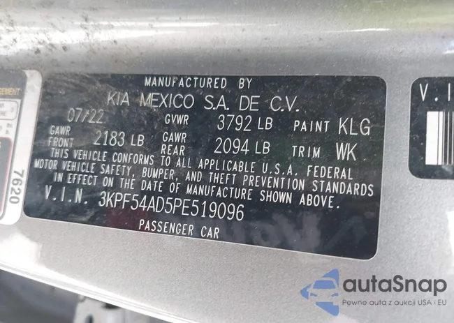 3KPF54AD5PE519096: 42371138