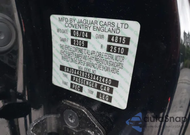 SAJDA42B253A42460: 42371183