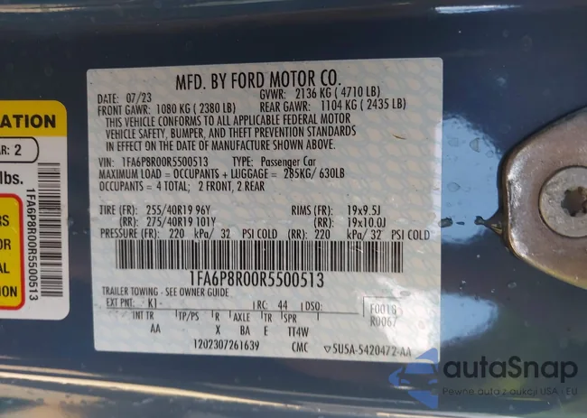 1FA6P8R00R5500513: 42371211