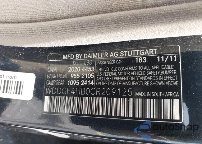 WDDGF4HB0CR209125: 42371301