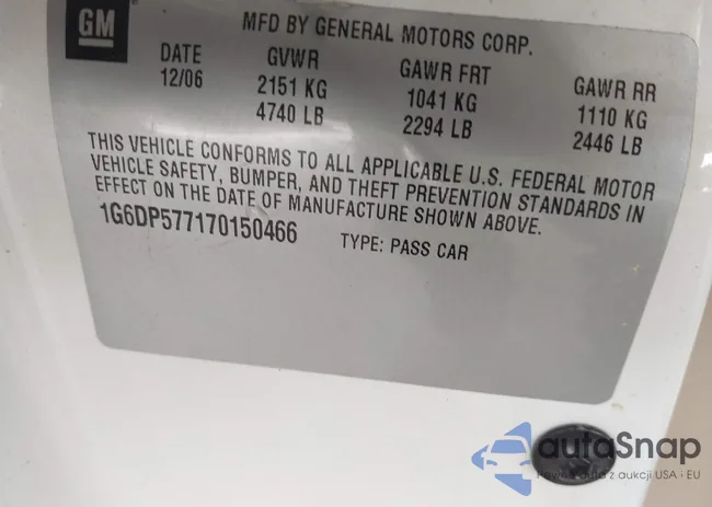 1G6DP577170150466: 42371397