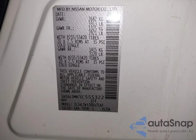 5N1AL0MN7EC555322: 42371584