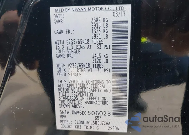 5N1AL0MM6EC506023: 42370830