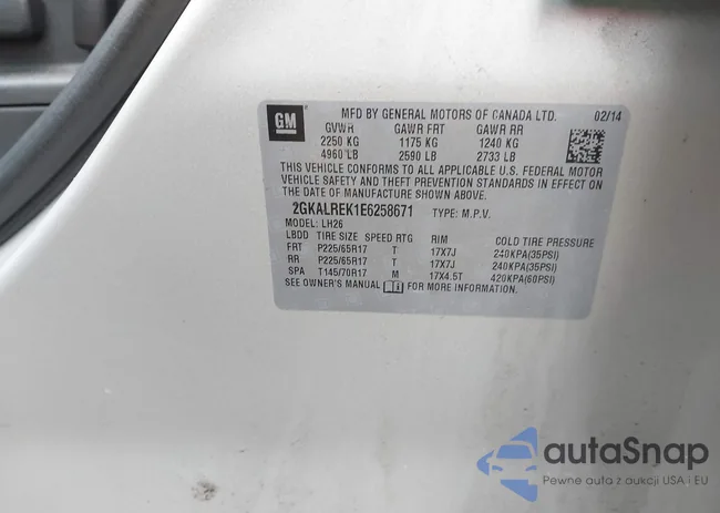 2GKALREK1E6258671: 42370938