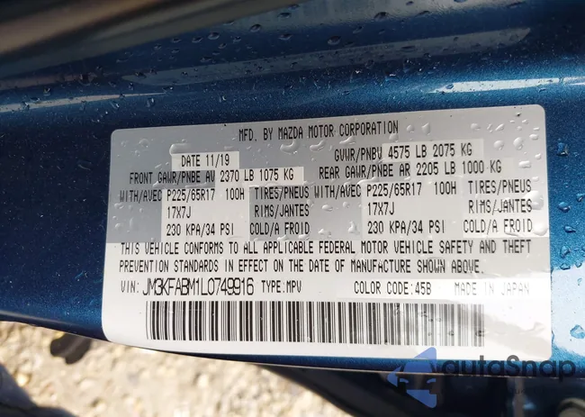 JM3KFABM1L0749916: 42371000