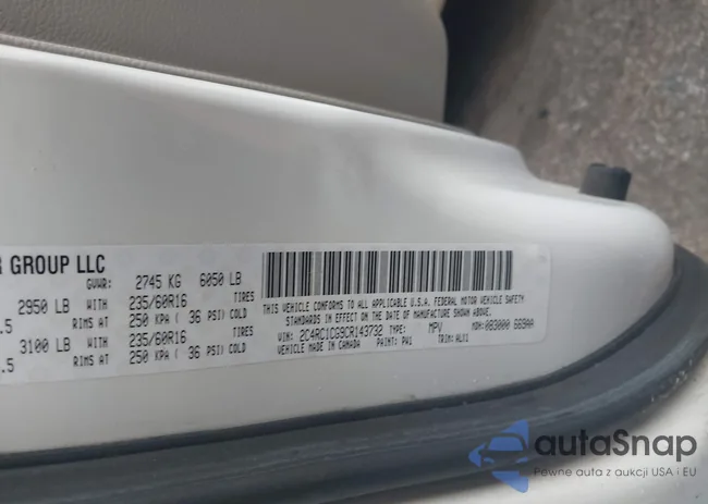 2C4RC1CG9CR143732: 42371006