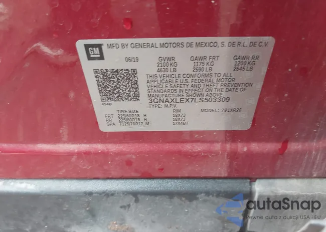 3GNAXLEX7LS503309: 42372149