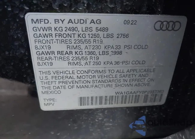 WA1GAAFY0P2037363: 42372352