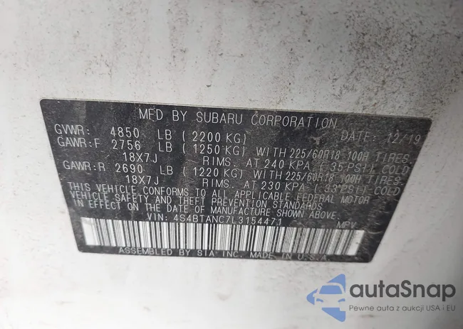 4S4BTANC7L3154471: 42372384