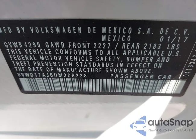 3VWD17AJ6HM308228: 42372434