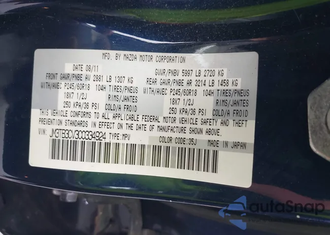 JM3TB3CV3C0334924: 42372439