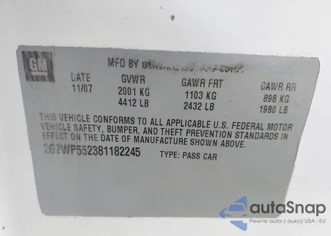 2G2WP552381182245: 42373198