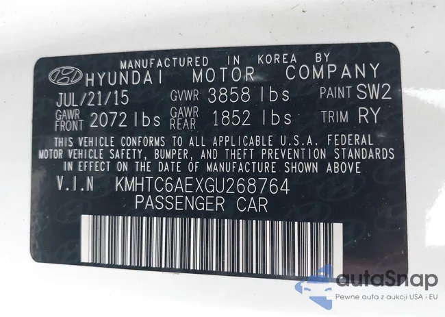 KMHTC6AEXGU268764: 42373304