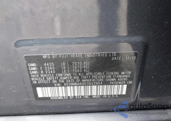 4S3BMBA60E3022954: 42372792