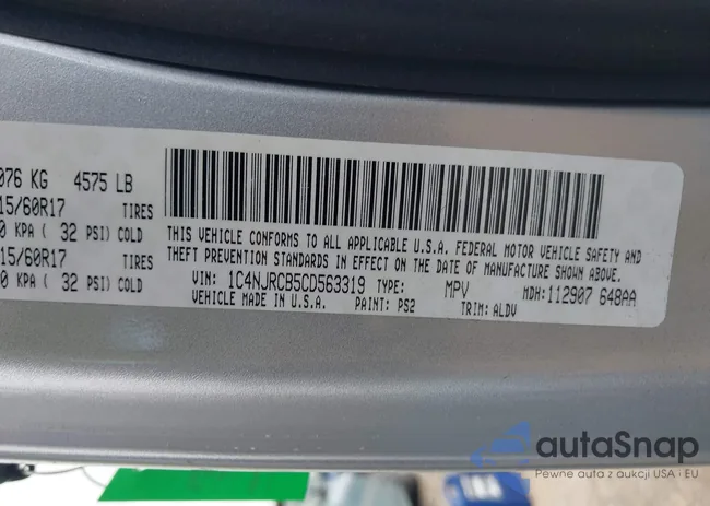 1C4NJRCB5CD563319: 42374220