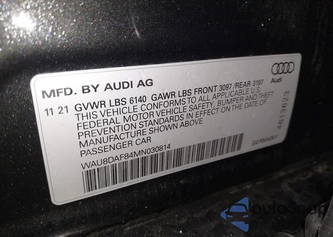 WAU8DAF84MN030814: 42374225