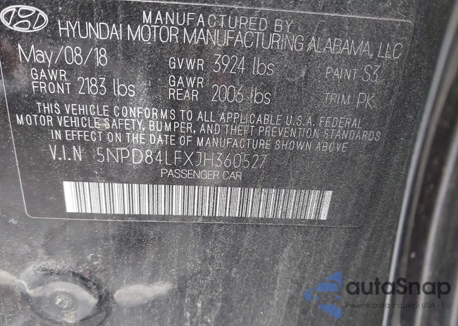 5NPD84LFXJH360527: 42374375