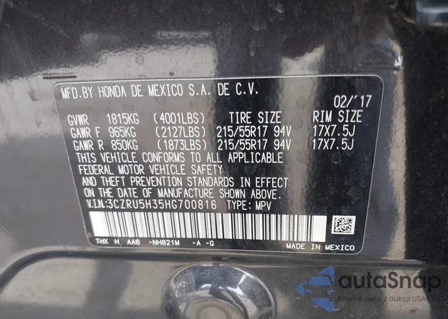 3CZRU5H35HG700816: 42374414