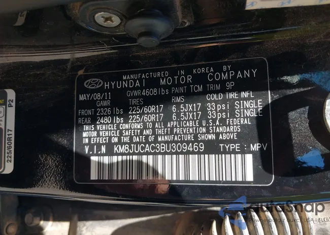 KM8JUCAC3BU309469: 42374437