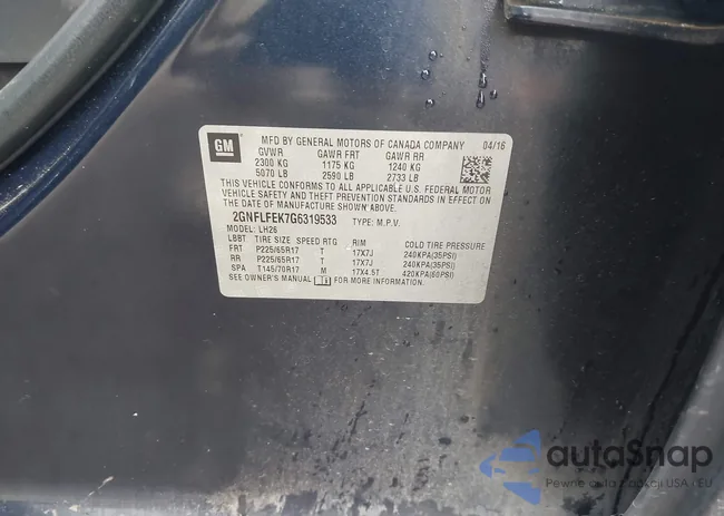 2GNFLFEK7G6319533: 42374628