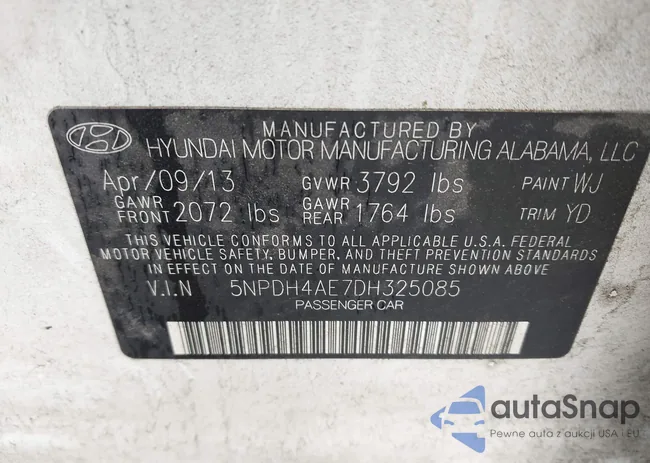 5NPDH4AE7DH325085: 42375121