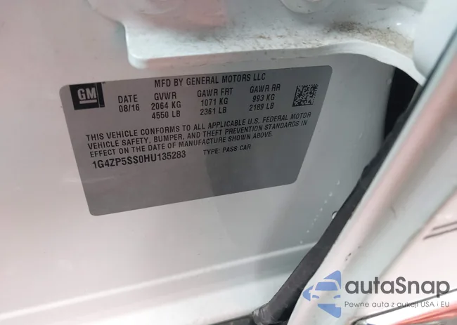 1G4ZP5SSHU135283: 42375394