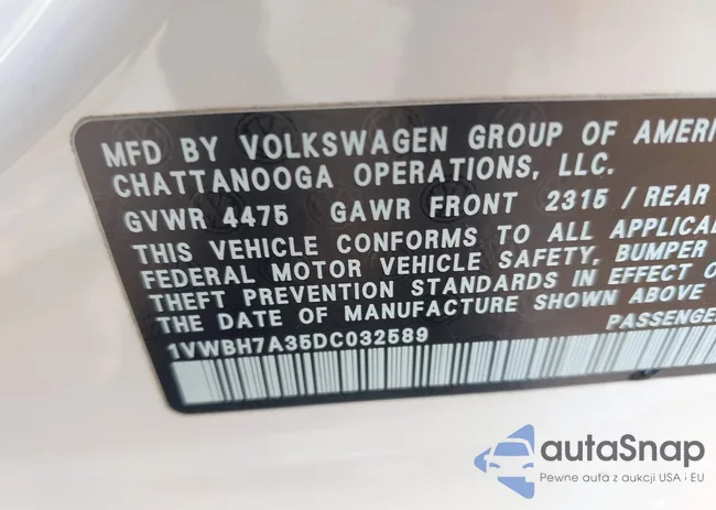 1VWBH7A35DC032589: 42374770