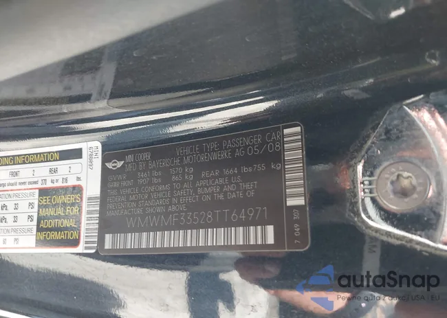 WMWMF33528TT64971: 42374839