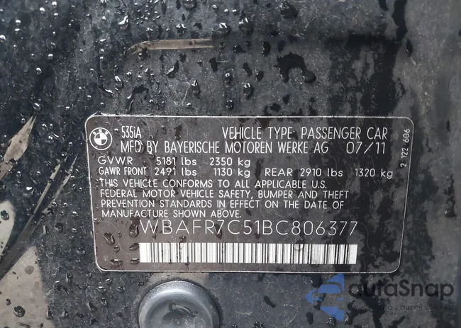 WBAFR7C51BC806377: 42374852