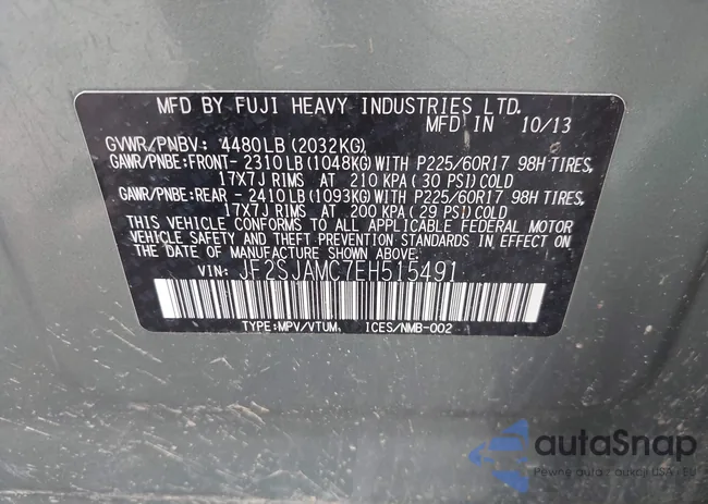 JF2SJAMC7EH515491: 42374855