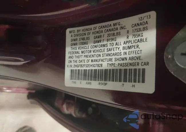 2HGFB2F52EH507828: 42376084