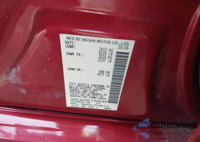 1N4AL3AP2HC140690: 42376388