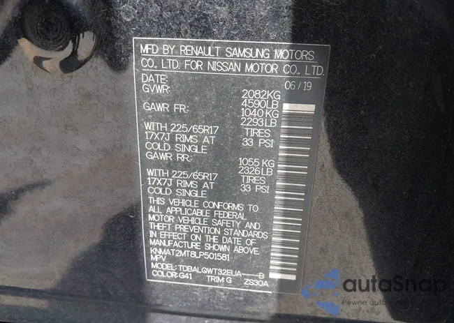 KNMAT2MT8LP501581: 42376493